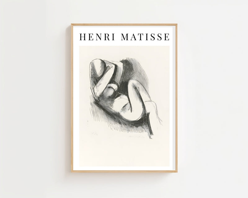 Henri Matisse - Le Grand Nu Plakat - 21 x 29.7 cm (A4) - Nellastore