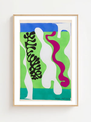 Henri Matisse - Le Lagon from Jazz Plakat - 21 x 29.7 cm (A4) - Nellastore