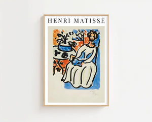Henri Matisse - Marie - José en Robe Jaune Plakat - 21 x 29.7 cm (A4) - Nellastore
