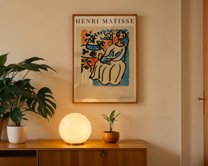 Henri Matisse - Marie - José en Robe Jaune Plakat - 21 x 29.7 cm (A4) - Nellastore