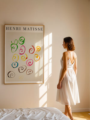 Henri Matisse - Motifs Circulaires Plakat - 21 x 29.7 cm (A4) - Nellastore