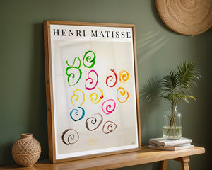 Henri Matisse - Motifs Circulaires Plakat - 21 x 29.7 cm (A4) - Nellastore