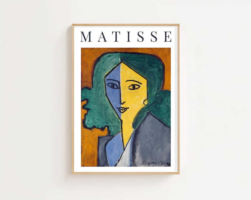 Henri Matisse - Portrait of Lydia Delectorskaya Plakat - 21 x 29.7 cm (A4) - Nellastore