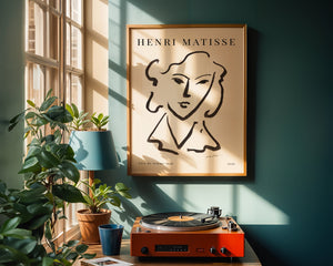 Henri Matisse - Tête de Femme Plakat - 21 x 29.7 cm (A4) - Nellastore