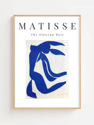 Henri Matisse - The Flowing Hair Plakat - 21 x 29.7 cm (A4) - Nellastore