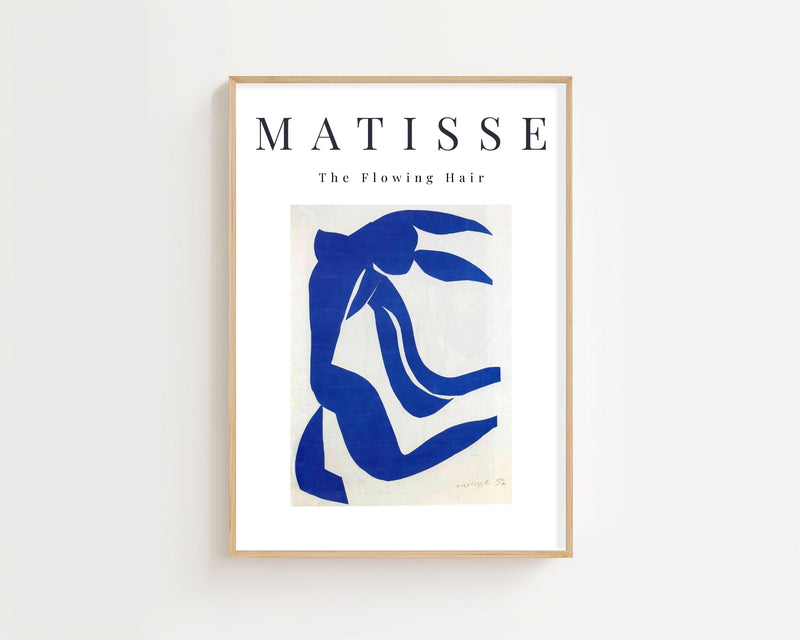 Henri Matisse - The Flowing Hair Plakat - 21 x 29.7 cm (A4) - Nellastore