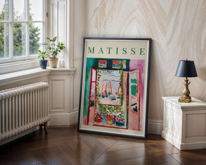 Henri Matisse - The Open Window, Collioure Plakat - 21 x 29.7 cm (A4) - Nellastore