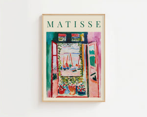 Henri Matisse - The Open Window, Collioure Plakat - 21 x 29.7 cm (A4) - Nellastore
