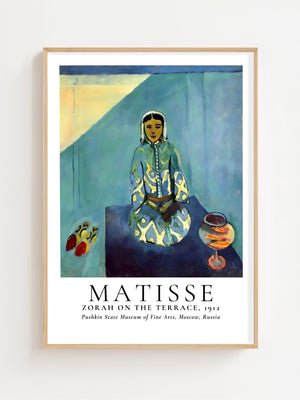 Henri Matisse - Zorah On The Terrace Plakat - 21 x 29.7 cm (A4) - Nellastore