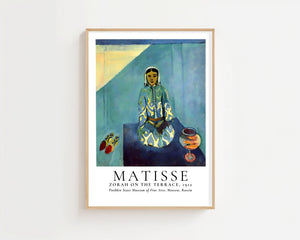 Henri Matisse - Zorah On The Terrace Plakat - 21 x 29.7 cm (A4) - Nellastore