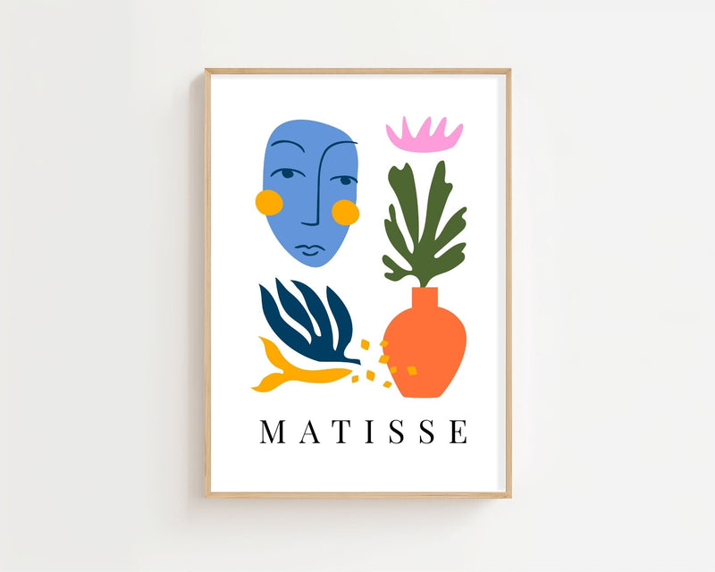 Henri Resting Figure Matisse Plakat - 21 x 29.7 cm - Nellastore