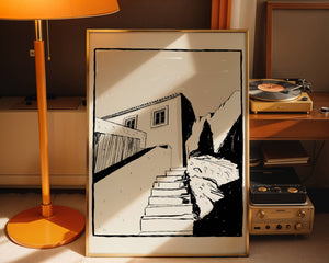 Hillside Steps Plakat - 21 x 29.7 cm - Nellastore