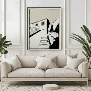 Hillside Steps Plakat - 21 x 29.7 cm - Nellastore