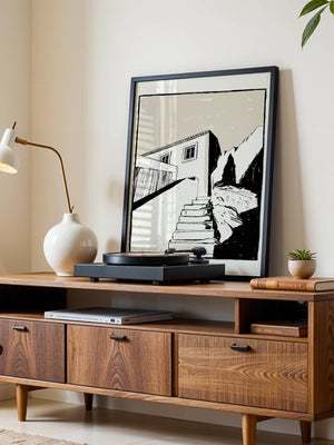 Hillside Steps Plakat - 21 x 29.7 cm - Nellastore