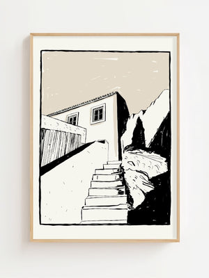 Hillside Steps Plakat - 21 x 29.7 cm - Nellastore