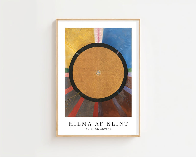 Hilma af Klint - Altarpiece No 3 Plakat - 21 x 29.7 cm (A4) - Nellastore