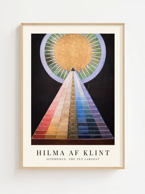 Hilma af Klint - Alterpiece Spiritual Light Plakat - 21 x 29.7 cm (A4) - Nellastore