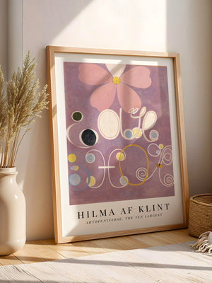 Hilma af Klint - Art Of Universe The Ten Largest Plakat - 21 x 29.7 cm (A4) - Nellastore