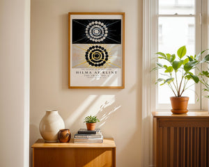 Hilma Af Klint - Black Circles Plakat - 21 x 29.7 cm (A4) - Nellastore