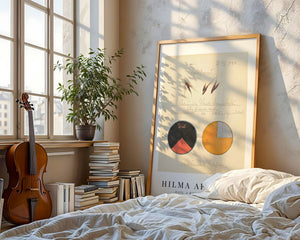 Hilma af Klint - Botanical Study Oats Plakat - 21 x 29.7 cm (A4) - Nellastore