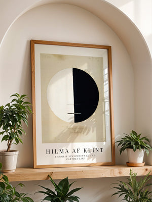 Hilma af Klint - Buddhas Standpoint In The Earthly Life Plakat - 21 x 29.7 cm (A4) - Nellastore