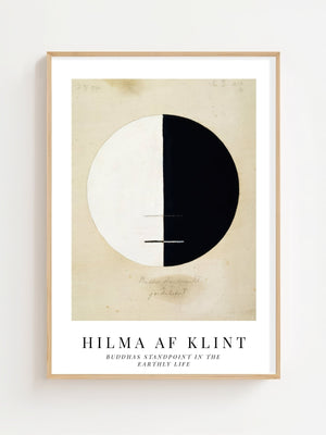 Hilma af Klint - Buddhas Standpoint In The Earthly Life Plakat - 21 x 29.7 cm (A4) - Nellastore