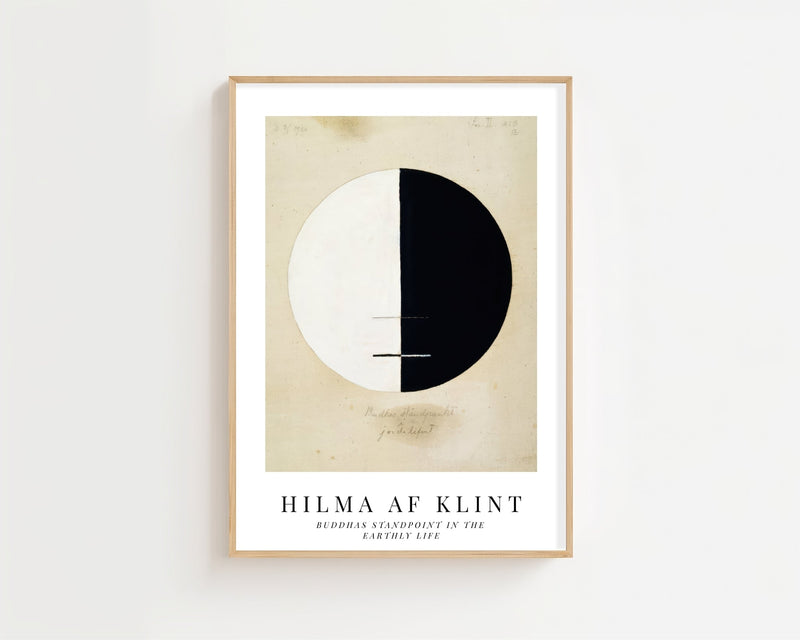 Hilma af Klint - Buddhas Standpoint In The Earthly Life Plakat - 21 x 29.7 cm (A4) - Nellastore