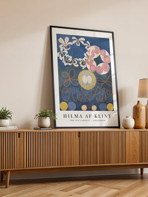 Hilma af Klint - Childhood Essence No. 1 Plakat - 21 x 29.7 cm (A4) - Nellastore