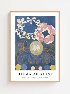 Hilma af Klint - Childhood Essence No. 1 Plakat - 21 x 29.7 cm (A4) - Nellastore