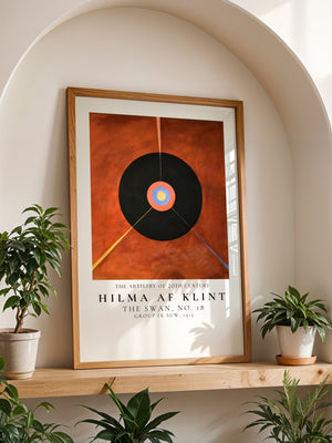 Hilma Af Klint - Dark Target Plakat - 21 x 29.7 cm (A4) - Nellastore