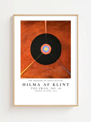 Hilma Af Klint - Dark Target Plakat - 21 x 29.7 cm (A4) - Nellastore