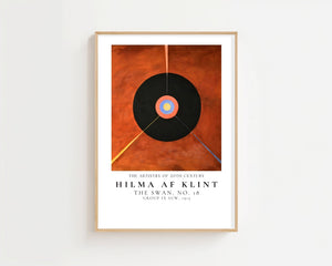 Hilma Af Klint - Dark Target Plakat - 21 x 29.7 cm (A4) - Nellastore