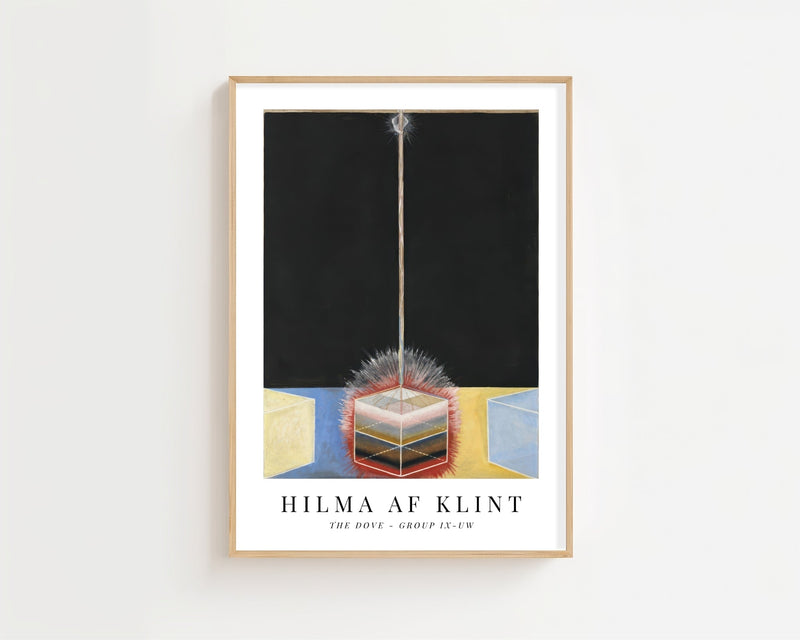 Hilma af Klint - Dove Harmony No. 2 Plakat - 21 x 29.7 cm (A4) - Nellastore