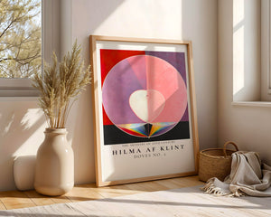 Hilma Af Klint - Doves No. 2 Plakat - 21 x 29.7 cm (A4) - Nellastore