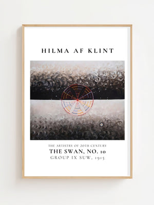 Hilma Af Klint - Golden Spiral Plakat - 21 x 29.7 cm (A4) - Nellastore