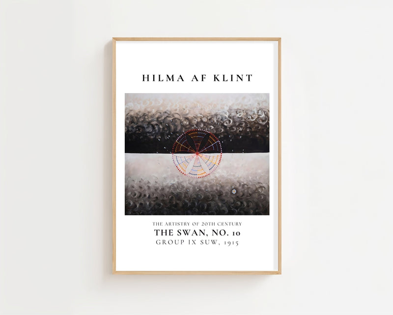 Hilma Af Klint - Golden Spiral Plakat - 21 x 29.7 cm (A4) - Nellastore