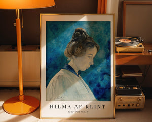 Hilma af Klint - Hilma Self Portrait Study Plakat - 21 x 29.7 cm (A4) - Nellastore