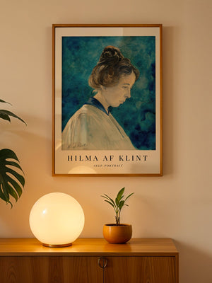 Hilma af Klint - Hilma Self Portrait Study Plakat - 21 x 29.7 cm (A4) - Nellastore