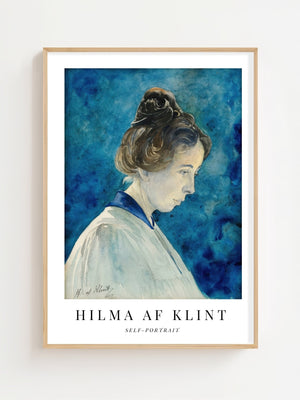 Hilma af Klint - Hilma Self Portrait Study Plakat - 21 x 29.7 cm (A4) - Nellastore