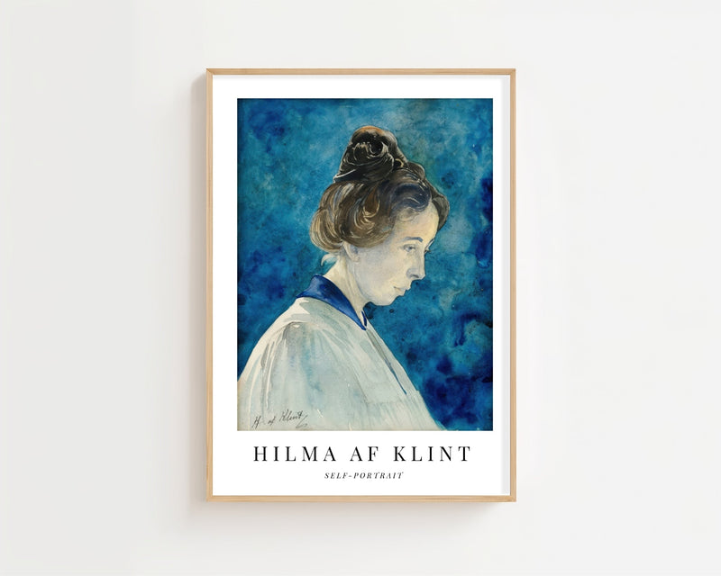 Hilma af Klint - Hilma Self Portrait Study Plakat - 21 x 29.7 cm (A4) - Nellastore