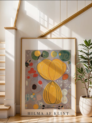 Hilma af Klint - Life Cycle No. 7 Plakat - 21 x 29.7 cm (A4) - Nellastore