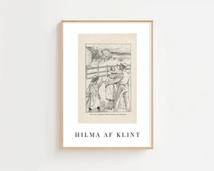 Hilma af Klint - Lille Lapp - Natti Illustration I Plakat - 21 x 29.7 cm (A4) - Nellastore
