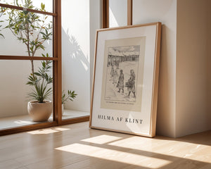 Hilma af Klint - Lille Lapp - Natti Illustration II Plakat - 21 x 29.7 cm (A4) - Nellastore