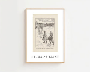 Hilma af Klint - Lille Lapp - Natti Illustration II Plakat - 21 x 29.7 cm (A4) - Nellastore