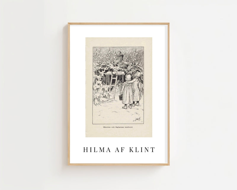 Hilma af Klint - Lille Lapp - Natti Illustration III Plakat - 21 x 29.7 cm (A4) - Nellastore