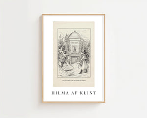 Hilma af Klint - Lille Lapp - Natti Illustration VI Plakat - 21 x 29.7 cm (A4) - Nellastore