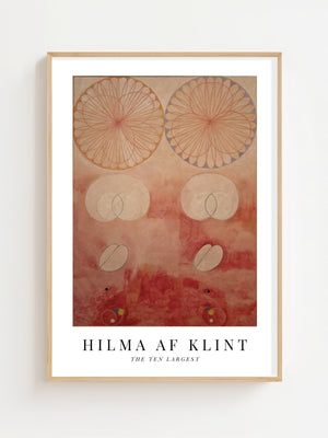 Hilma af Klint - Organic Patterns Study Plakat - 21 x 29.7 cm (A4) - Nellastore
