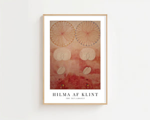 Hilma af Klint - Organic Patterns Study Plakat - 21 x 29.7 cm (A4) - Nellastore