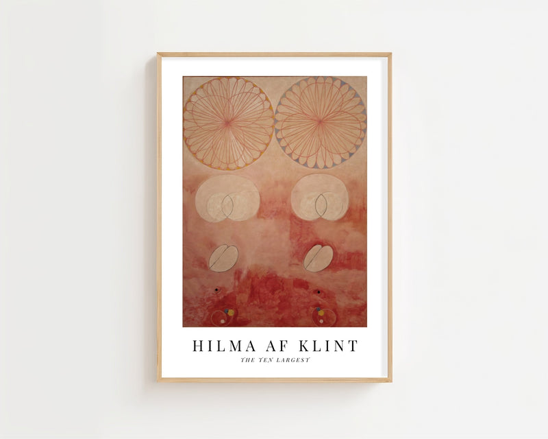 Hilma af Klint - Organic Patterns Study Plakat - 21 x 29.7 cm (A4) - Nellastore