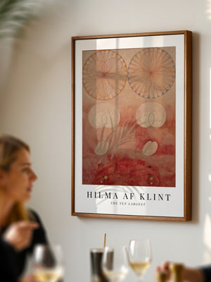 Hilma af Klint - Organic Patterns Study Plakat - 21 x 29.7 cm (A4) - Nellastore